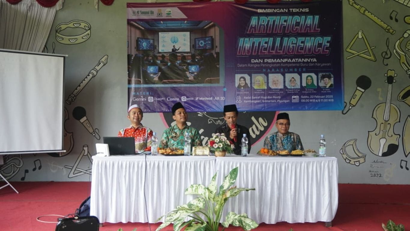 Tingkatkan Kompetensi Guru Karyawan; MI Sananul Ula Selenggarakan Bimbingan Teknis AI (Artificial Intelligence)