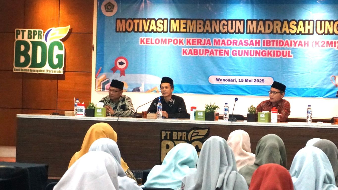 Kepala MI Sananul Ula Hadir di Forum KKMI Kab. Gunung Kidul sebagai Narasumber Motivasi