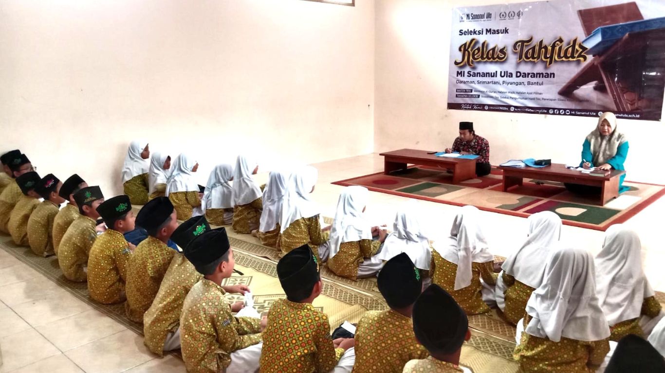 MI Sananul Ula Daraman Adakan Seleksi Kelas Tahfidz