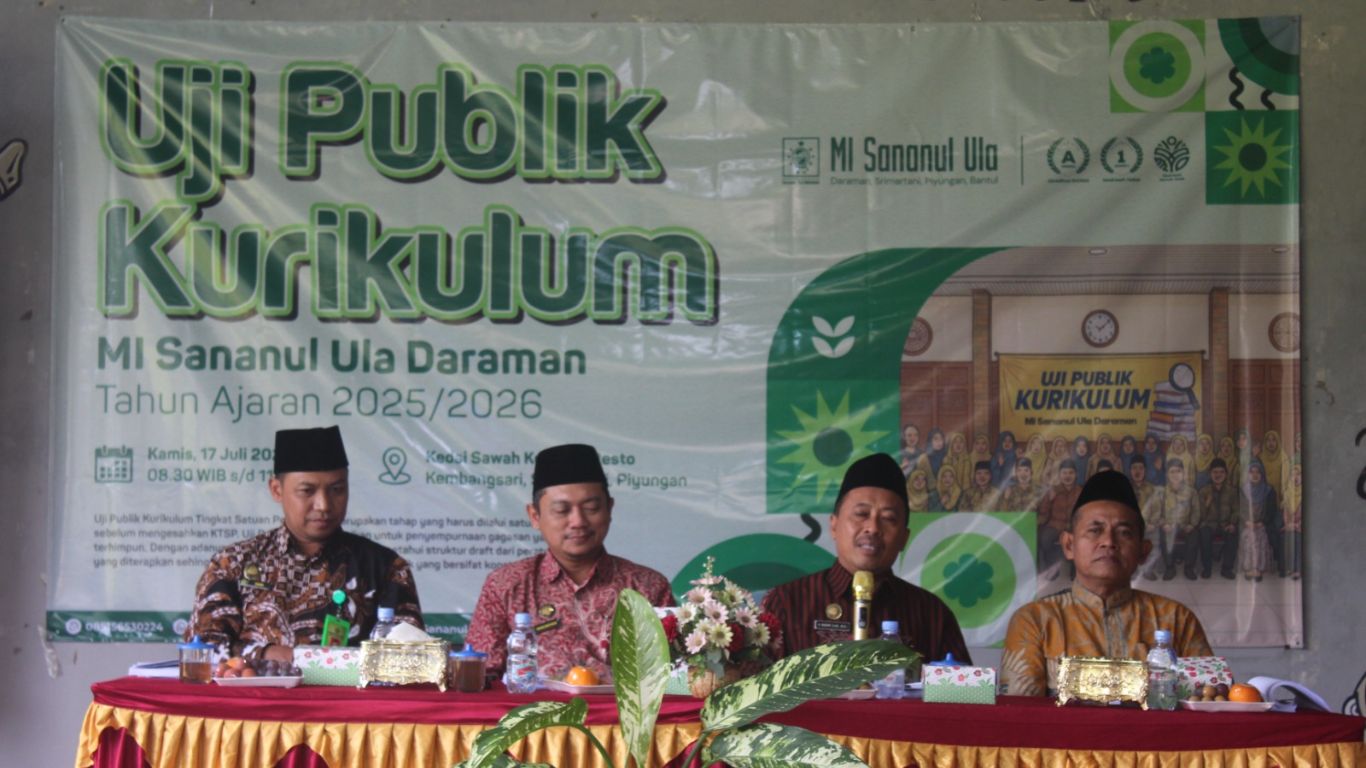MI Sananul Ula Gelar Uji Publik Kurikulum: Wujudkan Kurikulum Adaptif dan Berkarakter